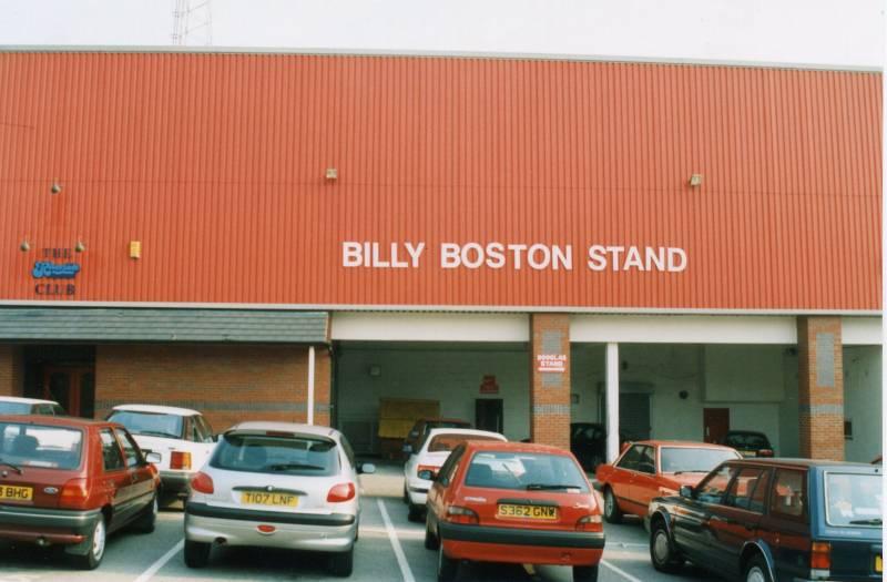 Billy Boston Stand. Billy Boston Stand.