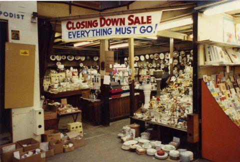 Wigan Market Hall prior to demolition.