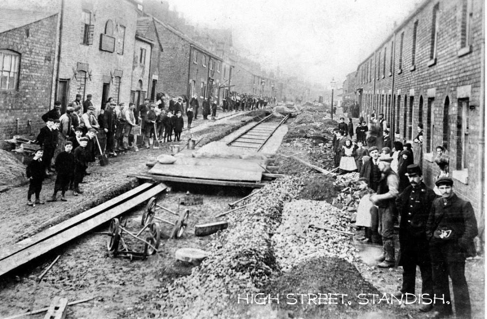 Laying Tram Tracks Laying Tram Tracks