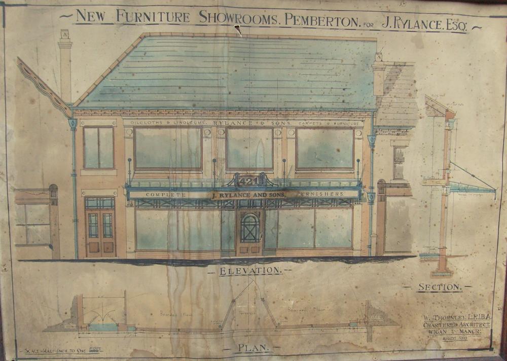 J. Rylance(Abbot and Smith) furniture shop 1927 J. Rylance(Abbot and Smith) furniture shop 1927