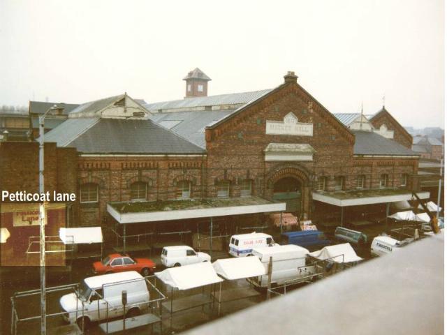 Market Hall and Petticoat Lane. Market Hall and Petticoat Lane.