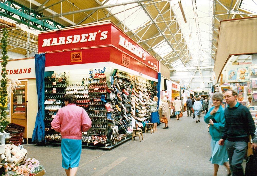 Inside Wigan Market Hall