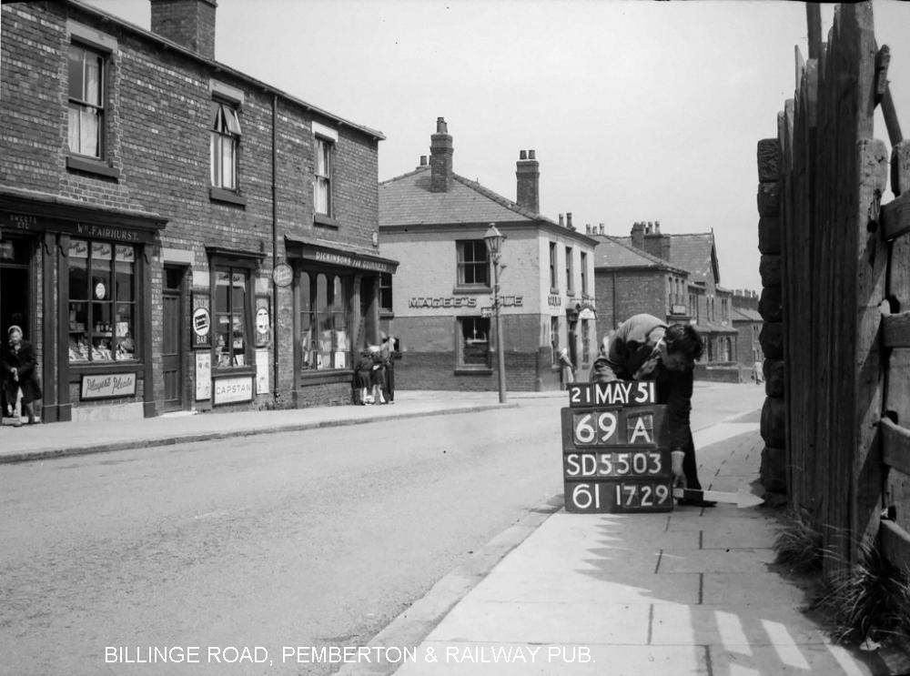 BILLINGE ROAD near PEMBERTON STATION BILLINGE ROAD near PEMBERTON STATION