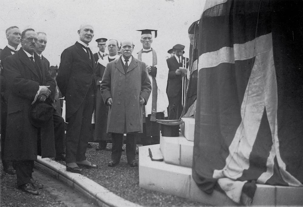 Unveiling of WW1 Memorial in Ince Cemetery