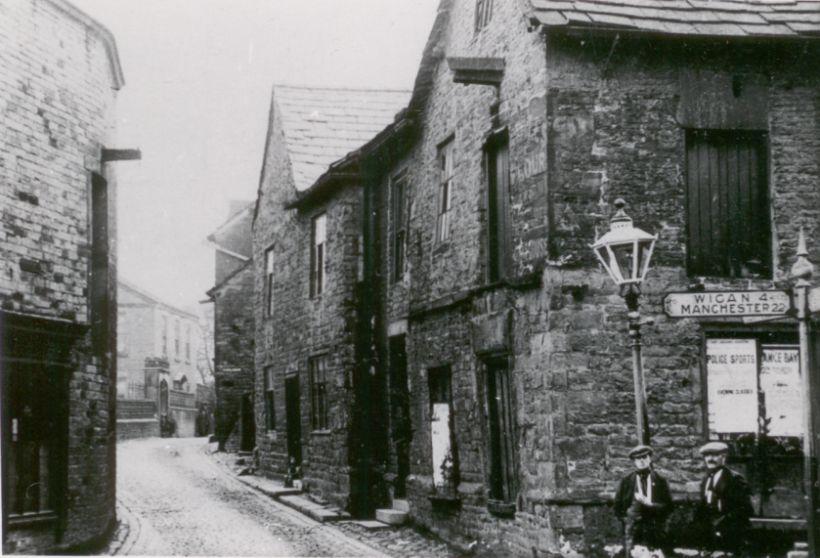 Junction of School Lane, Parliament Street and Church Street.