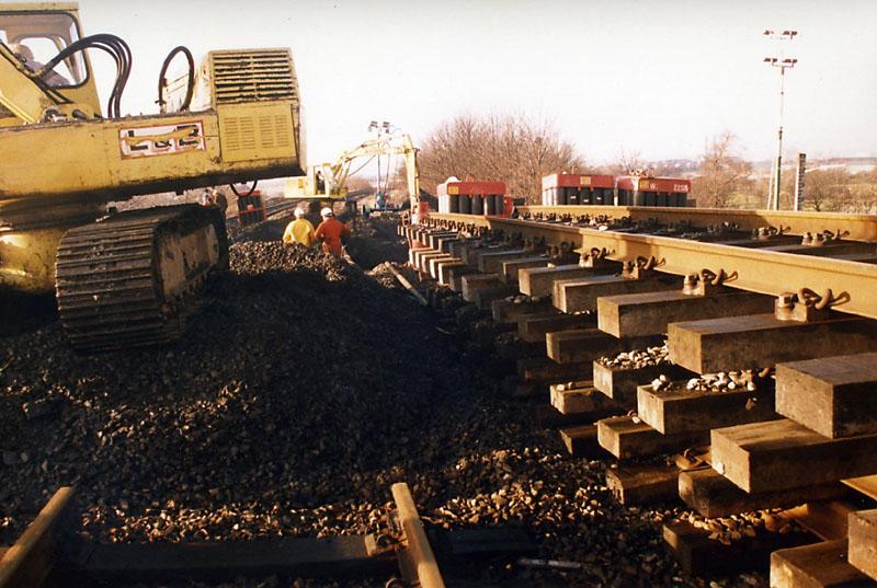 Old railway bridge .