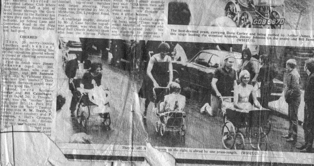pram race at garswood 1968 pram race at garswood 1968
