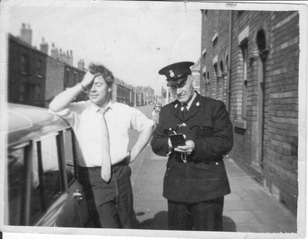 Father 'booking' son Summer 1964 Father 'booking' son Summer 1964