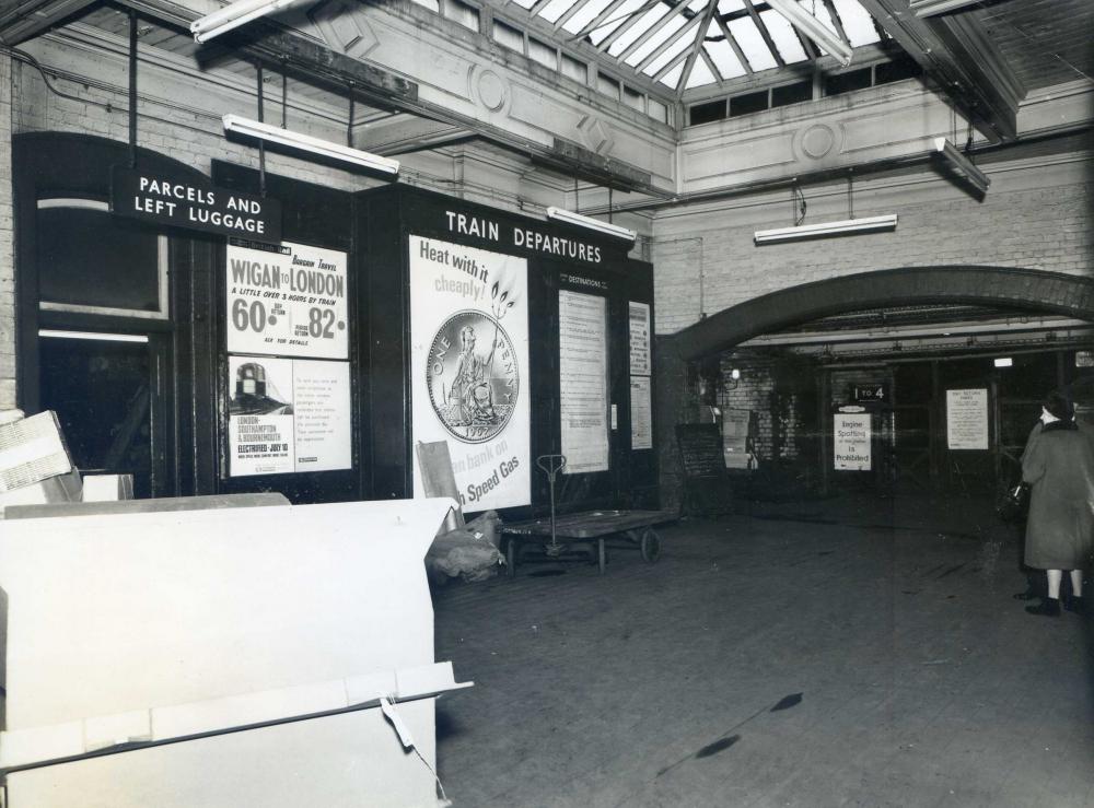 North Western Railway Station booking hall subway 1967 North Western Railway Station booking hall subway 1967
