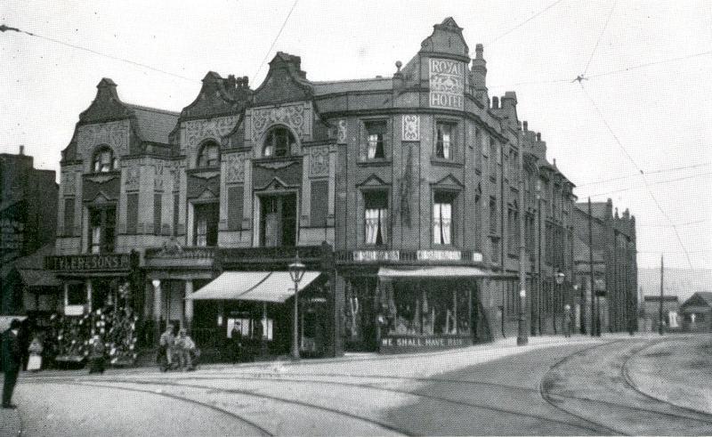 Royal Hotel, Standishgate. 1914. Royal Hotel, Standishgate. 1914.