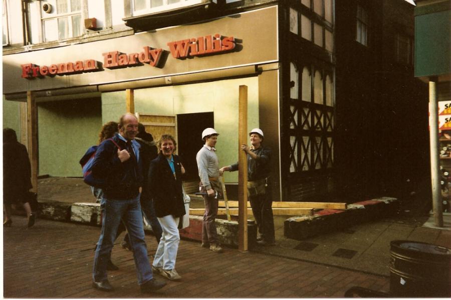 Standishgate, 1980s. Standishgate, 1980s.