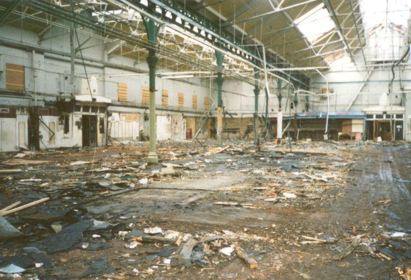 Demolition of Market Hall.