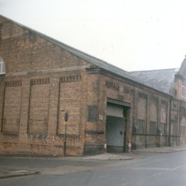 Demolition of Drill Hall. Demolition of Drill Hall.