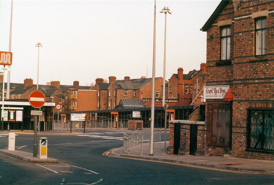 Wigan Bus Station.