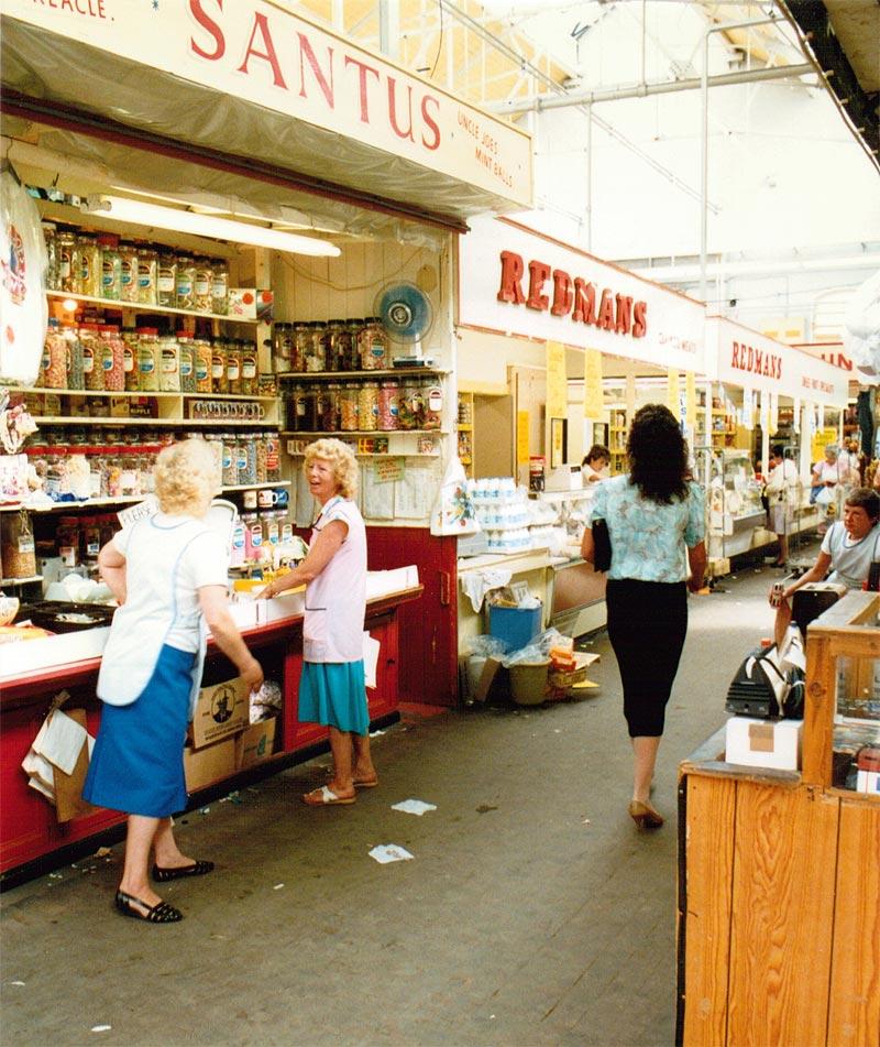 Inside Wigan Market Hall