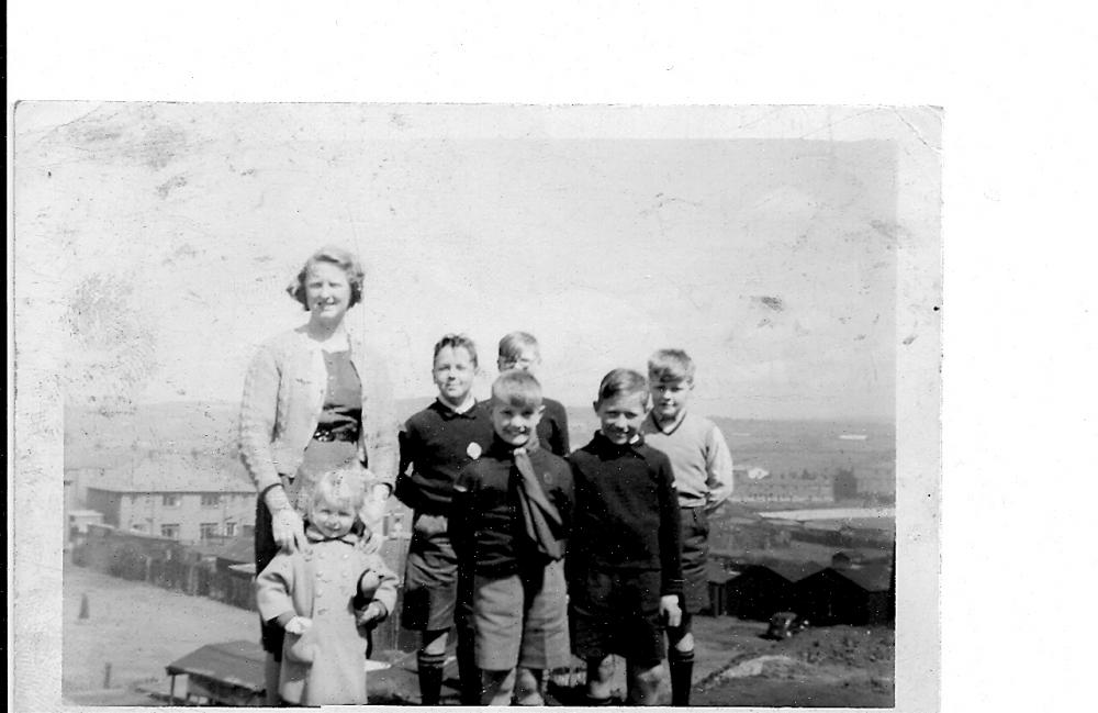 John Hankin and friends  Lorne Street/Sandhole, Scholes circa 1954