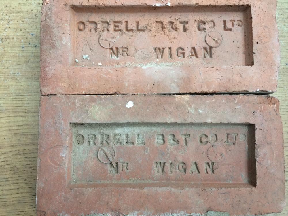 Bricks made in Orrell B&T Co Ltd Nr Wigan Bricks made in Orrell B&T Co Ltd Nr Wigan