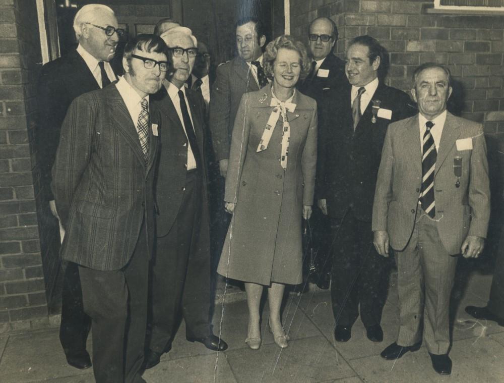 Margaret Thatcher Visit to the New Conservative Club