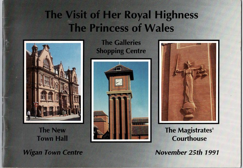 Brochure Visit H.R.H. The Princess of Wales 25th Nov 1991 Brochure Visit H.R.H. The Princess of Wales 25th Nov 1991