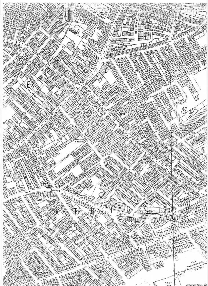 Part 1 Scholes Street Map circa 1942