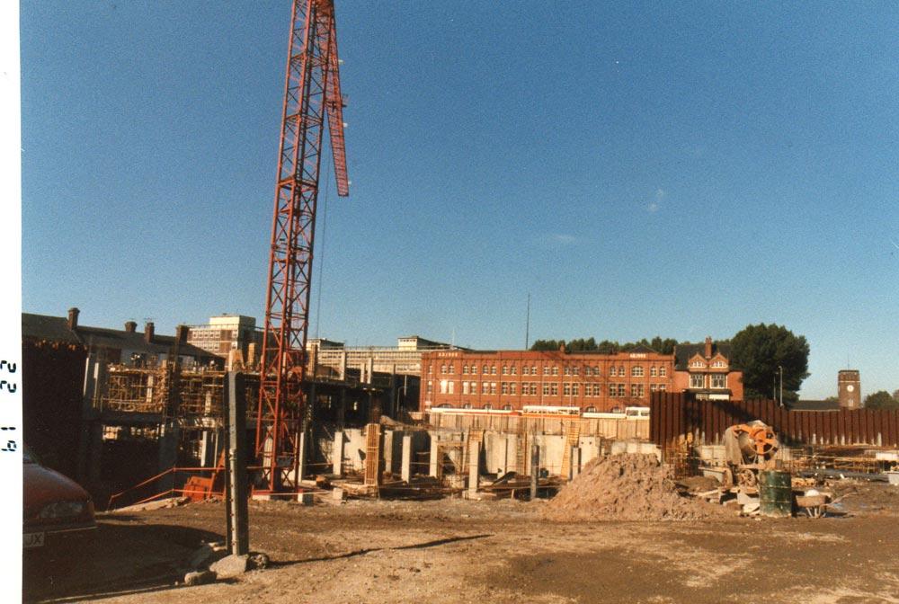 Construction of The Galleries, 1980s Construction of The Galleries, 1980s