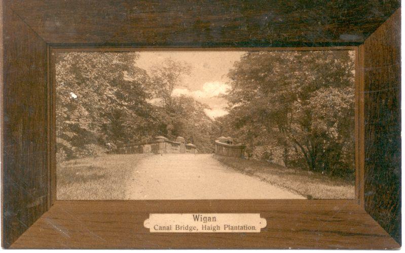 Canal Bridge, Haigh Plantations. Canal Bridge, Haigh Plantations.