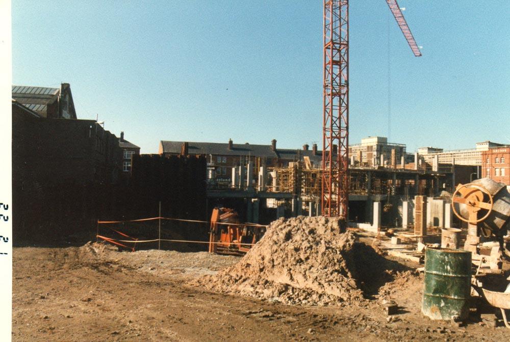 Construction of The Galleries, 1980s Construction of The Galleries, 1980s