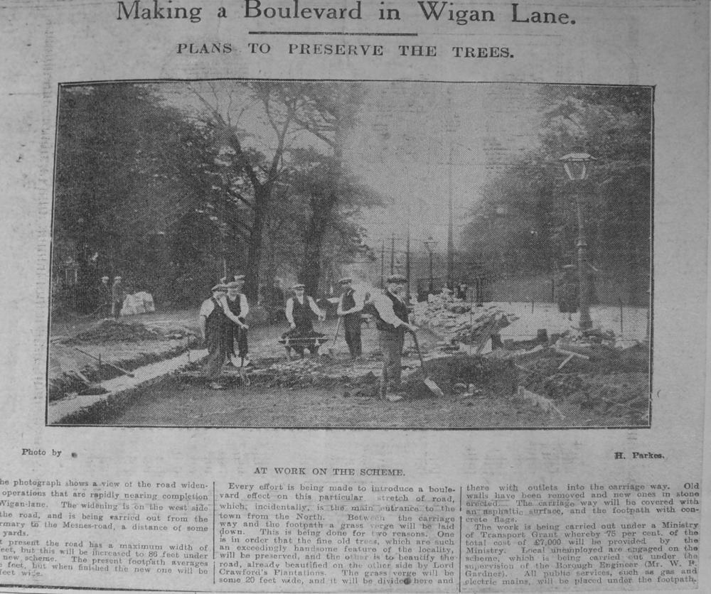 Road widening