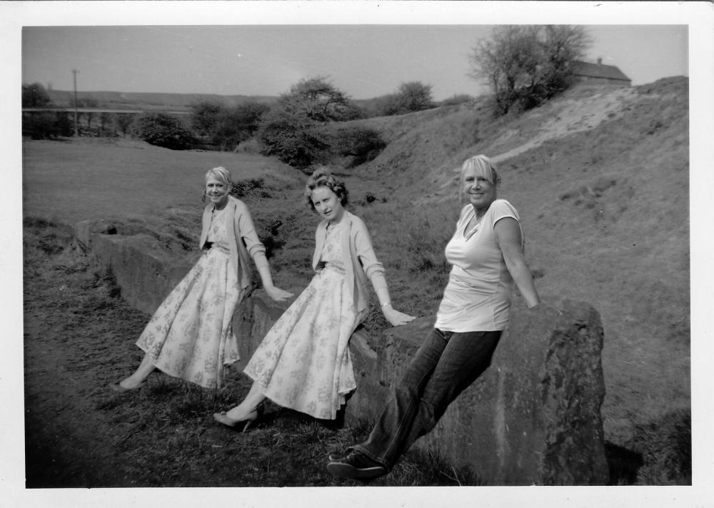 Auntie Mildred with two Josie's