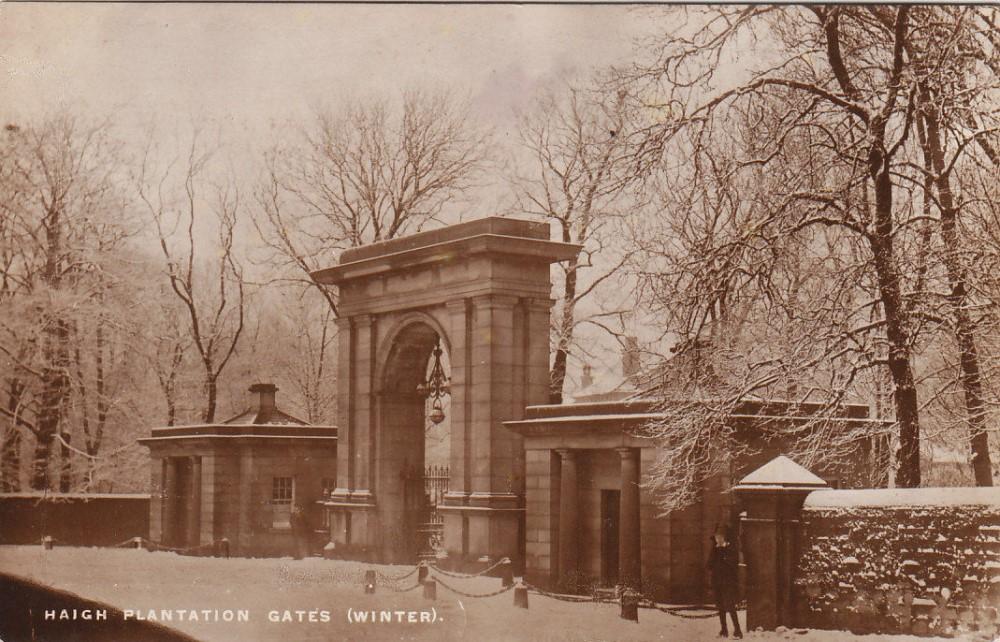 Plantation Gates in winter Plantation Gates in winter