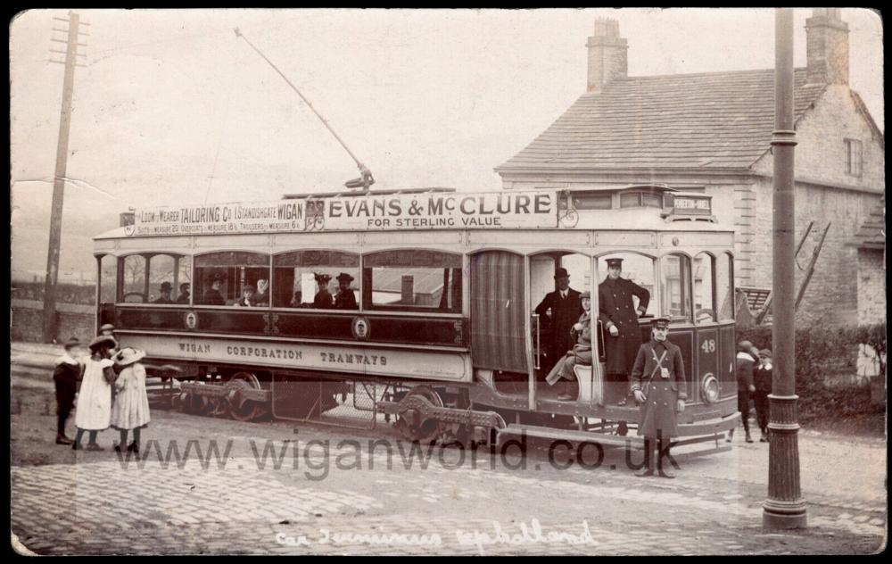 UPHOLLAND TRAM TERMINUS 1906