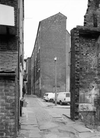 Rear of Wallgate 1984 Rear of Wallgate 1984