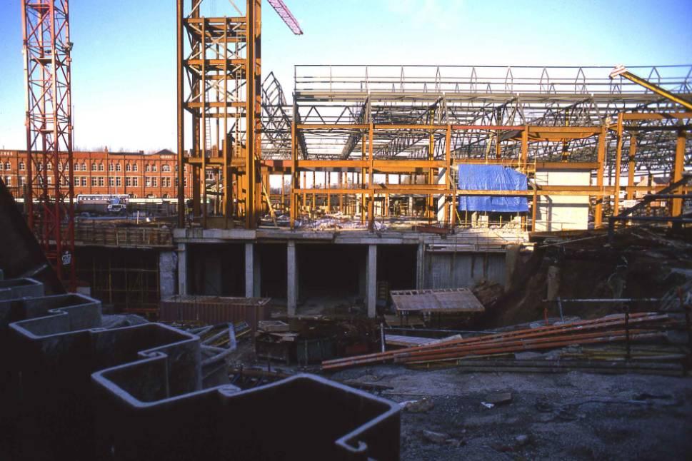 Construction of the Galleries in Wigan.