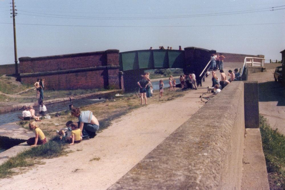 Swimming at Dover Lock