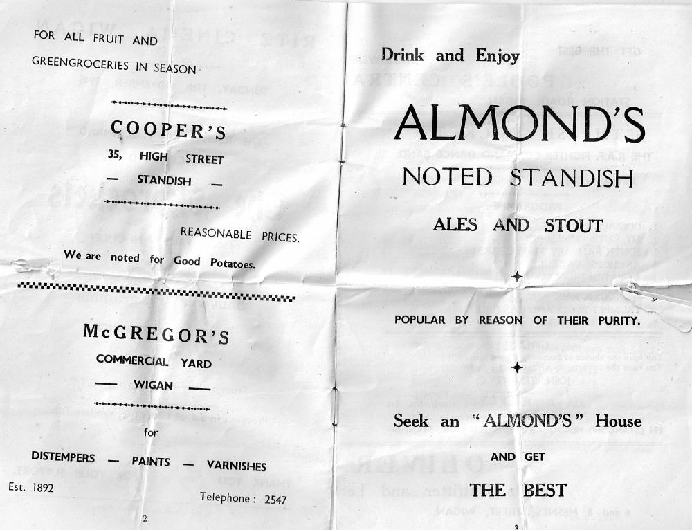 Skyrockets RAF Fighter Command Dance Band Concert Programme at Ritz Cinema (2)1945.