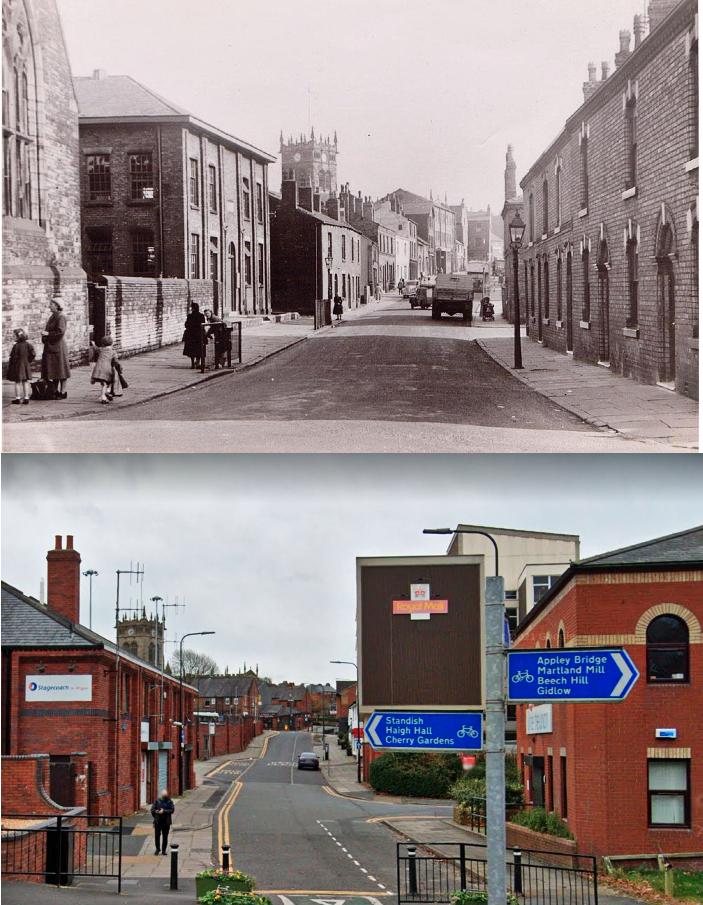 Hallgate - Then & Now