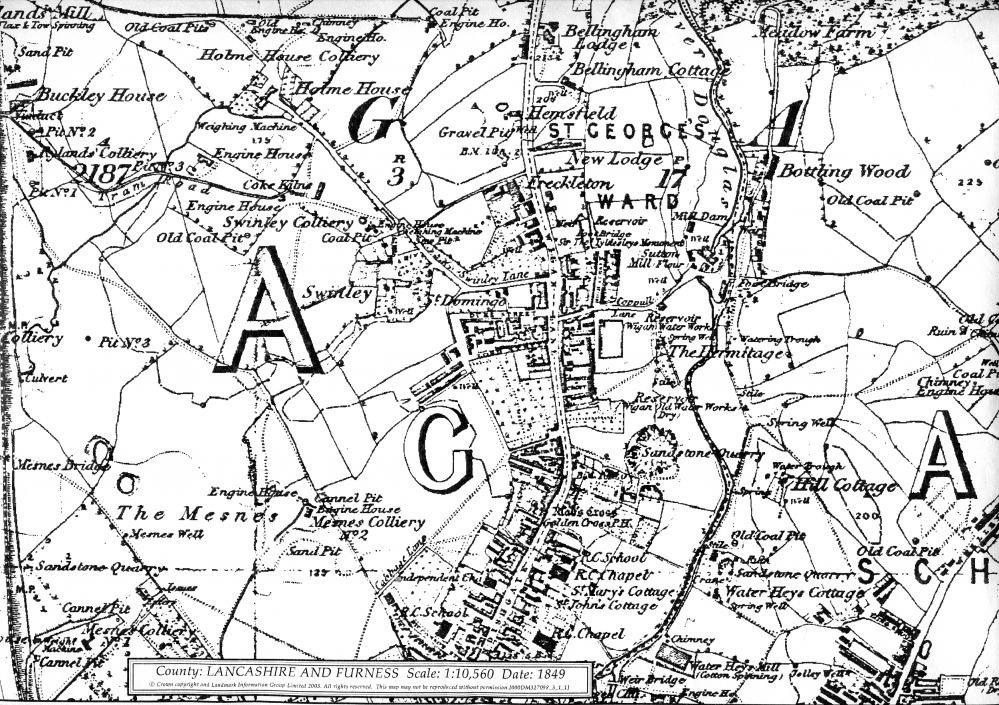 St. Georges Ward Wigan 1849