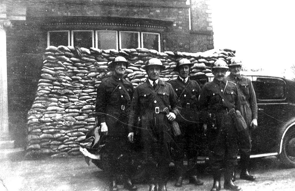 Air Raid Wardens at Ashfield House