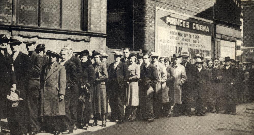 Princess Cinema Queue. 1940's