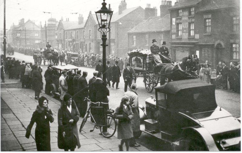 Funeral of Maypole Colliery Disaster Victims, 1908.