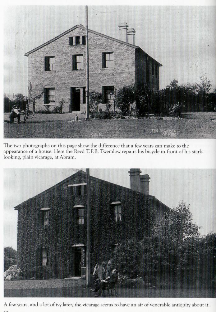 Abram Vicarage - two photos