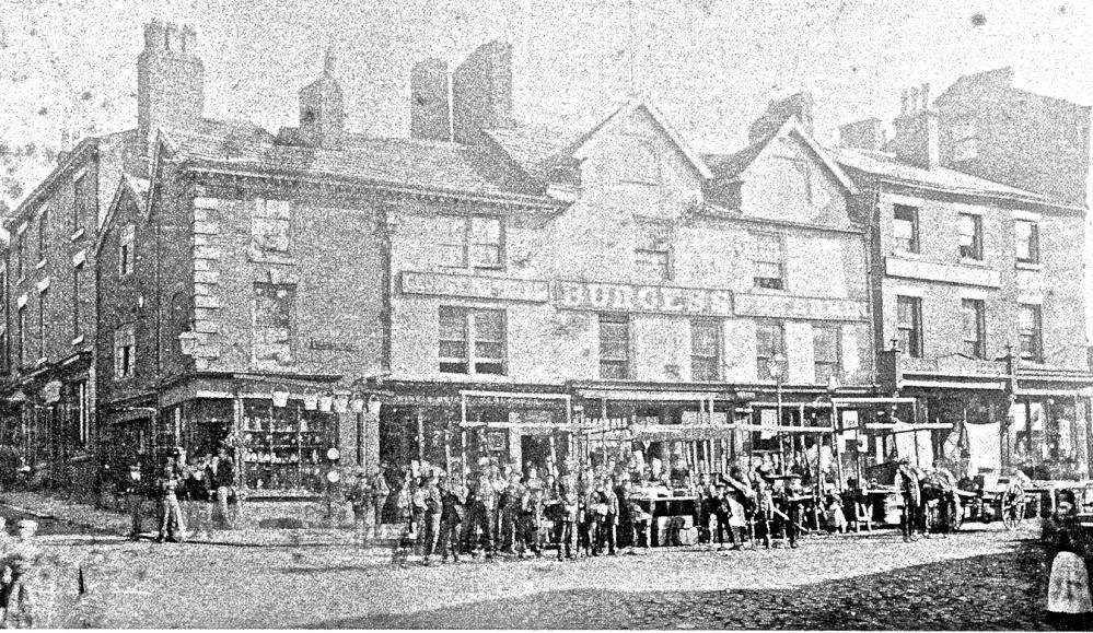 Millgate's Fishmarket - "The Fishstones" pre-1866 Millgate's Fishmarket - "The Fishstones" pre-1866