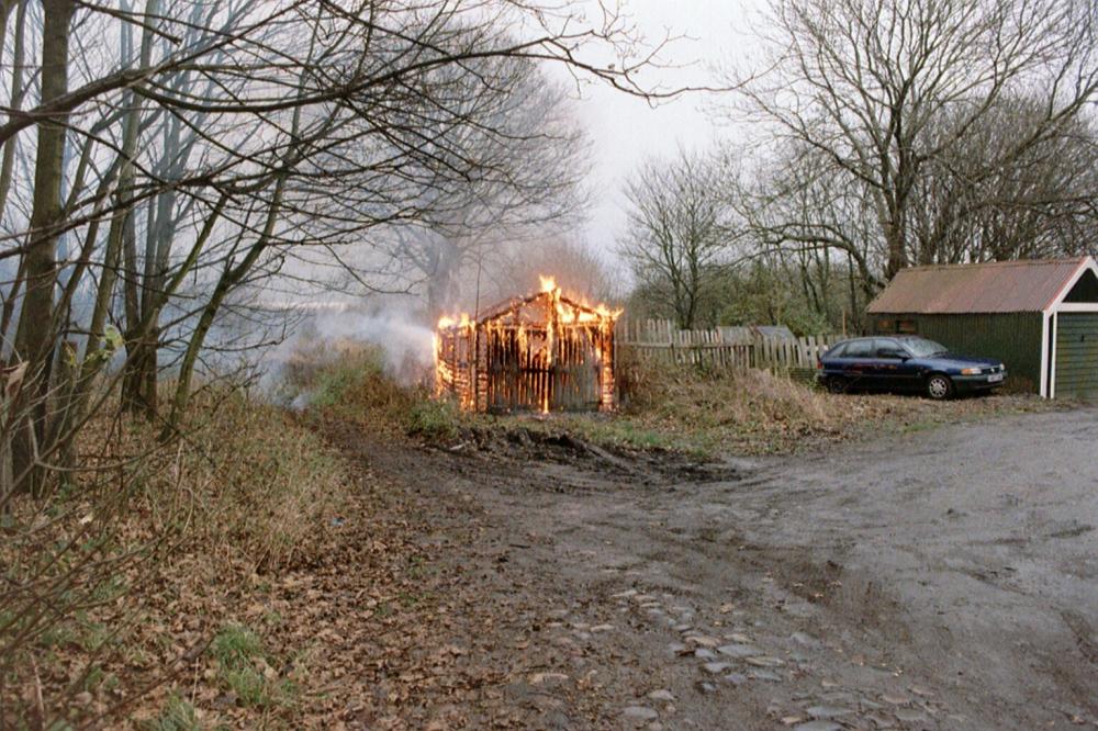 Fire in Donkey Lane, 2002 Fire in Donkey Lane, 2002