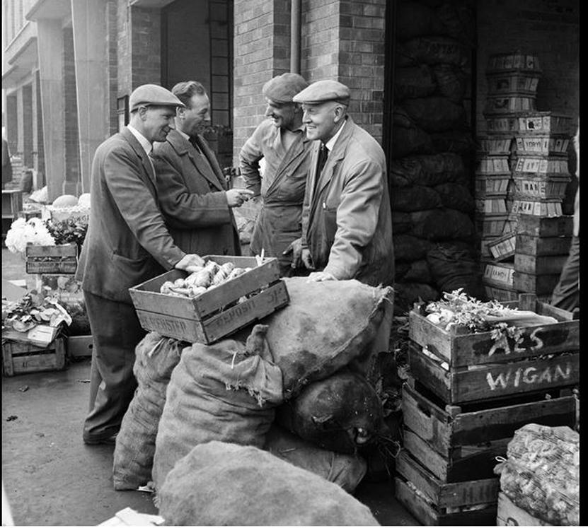 Wigan market 1960