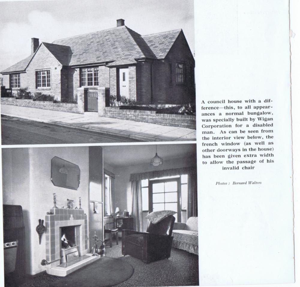 Disabled Bungalow. From the 1951 Handbook Disabled Bungalow. From the 1951 Handbook