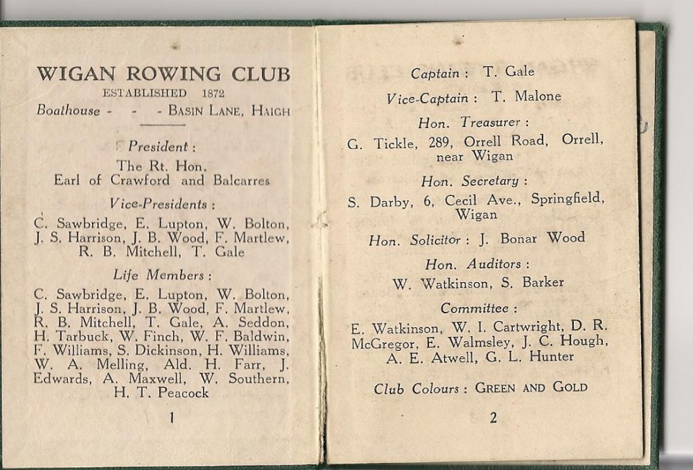 Wigan Rowing Club Wigan Rowing Club