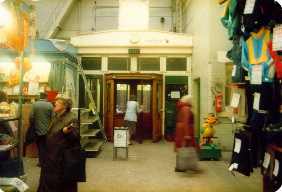 Wigan Market Hall in the 1980s.