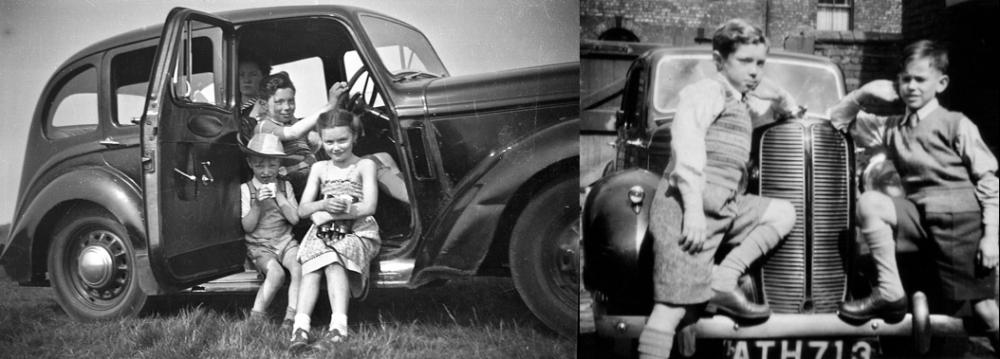 1938 Hillman Minx at Ashurst Beacon in 1954