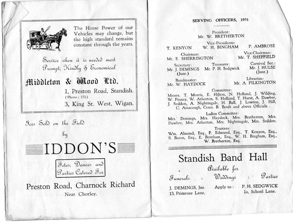 Standish Carnival 1951 Standish Carnival 1951