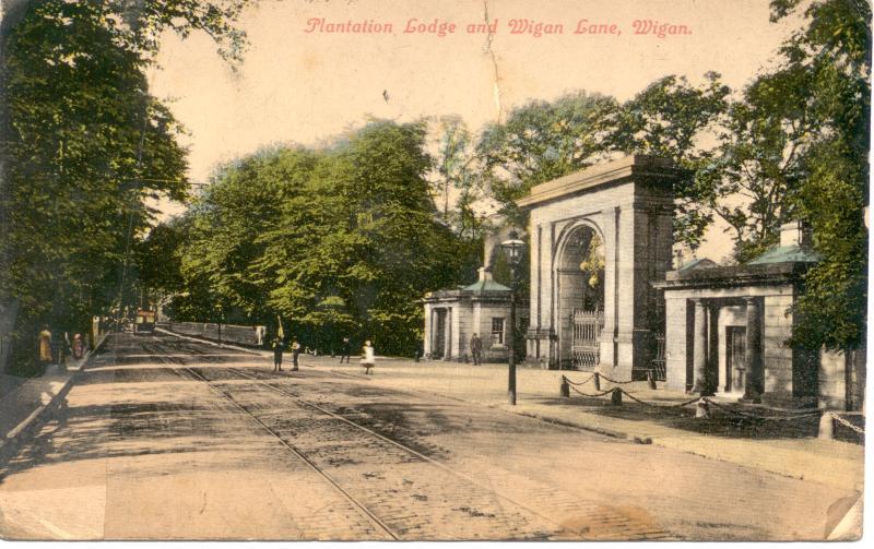 Plantation Lodge and Wigan Lane, Wigan. Plantation Lodge and Wigan Lane, Wigan.